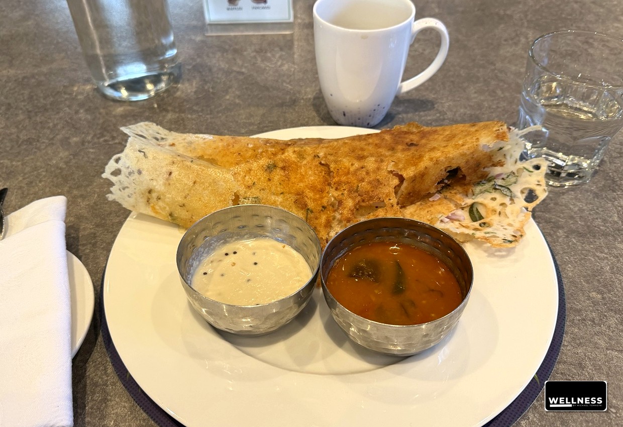Indian breakfast dish served during a hotel dining experience in Mumbai
